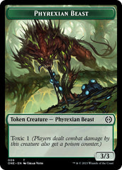 Phyrexian Mite (012) // Phyrexian Beast Double-Sided Token [Phyrexia: All Will Be One Tokens] | Odin's Place