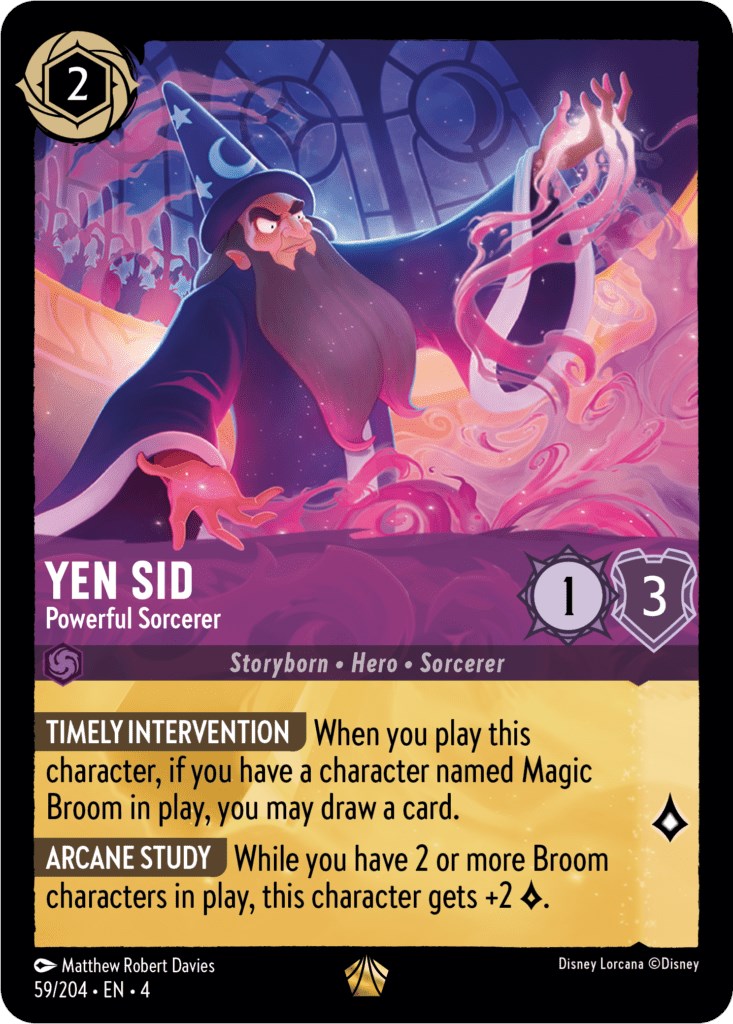 Yen Sid - Powerful Sorcerer (59/204) (59/204) [Ursula's Return] | Odin's Place