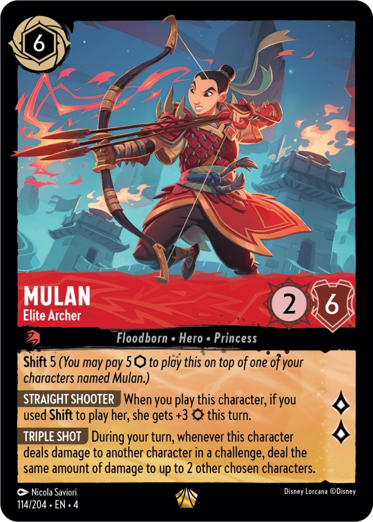 Mulan - Elite Archer (114/204) [Ursula's Return] | Odin's Place