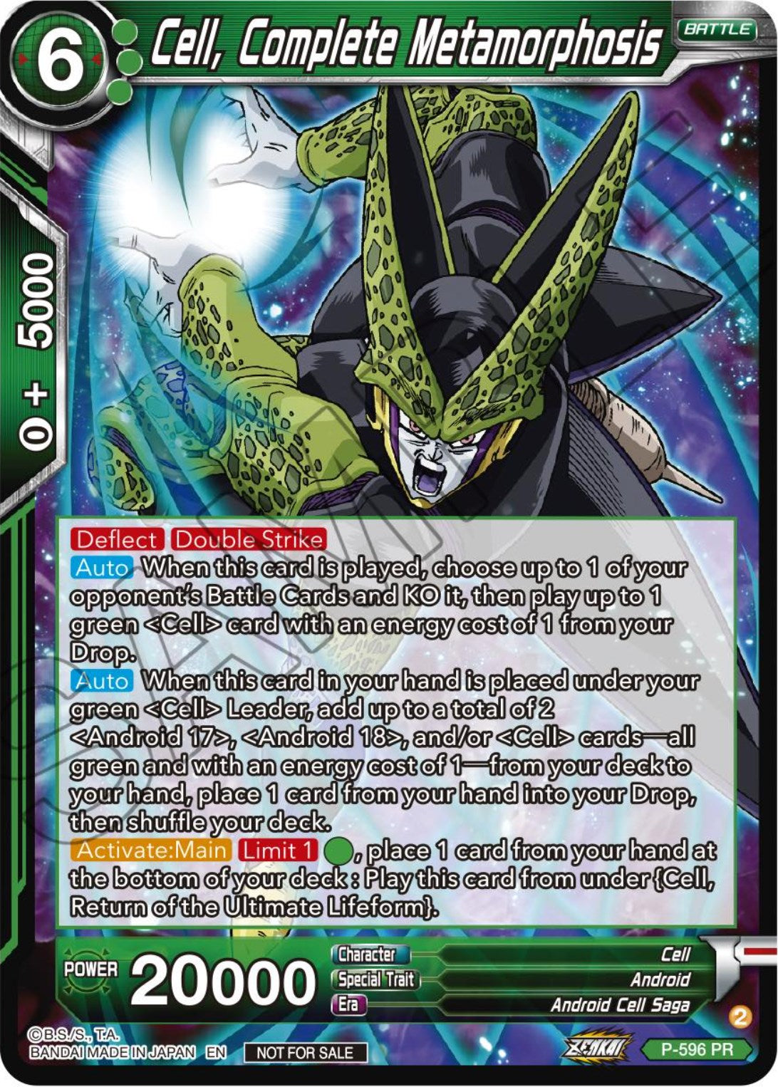 Cell, Complete Metamorphosis (Deluxe Pack 2024 Vol.1) (P-596) [Promotion Cards] | Odin's Place