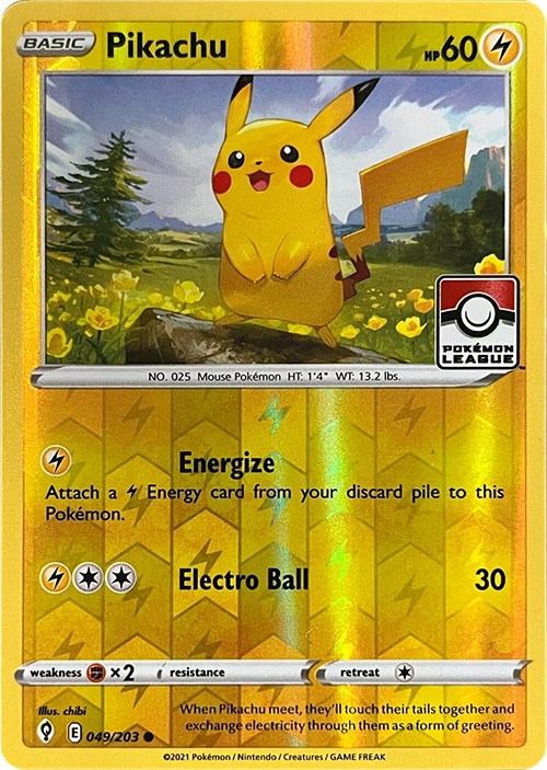 Pikachu (049/203) (2023 2024 League Promo) [League & Championship Cards] | Odin's Place