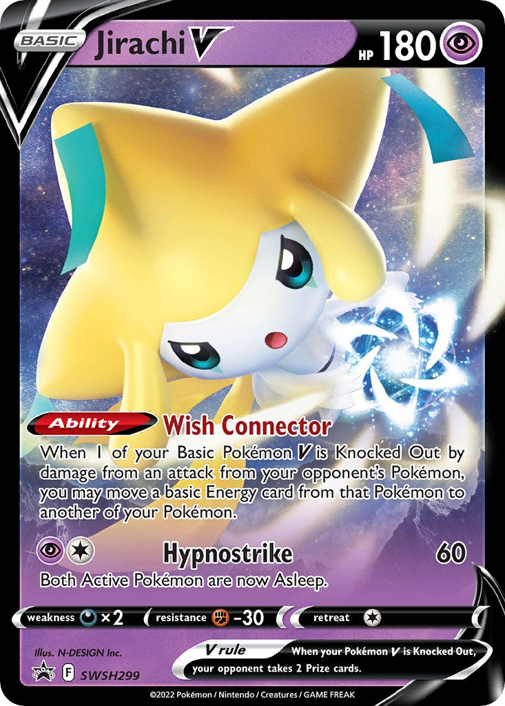 Jirachi V (SWSH299) [Sword & Shield: Black Star Promos] | Odin's Place