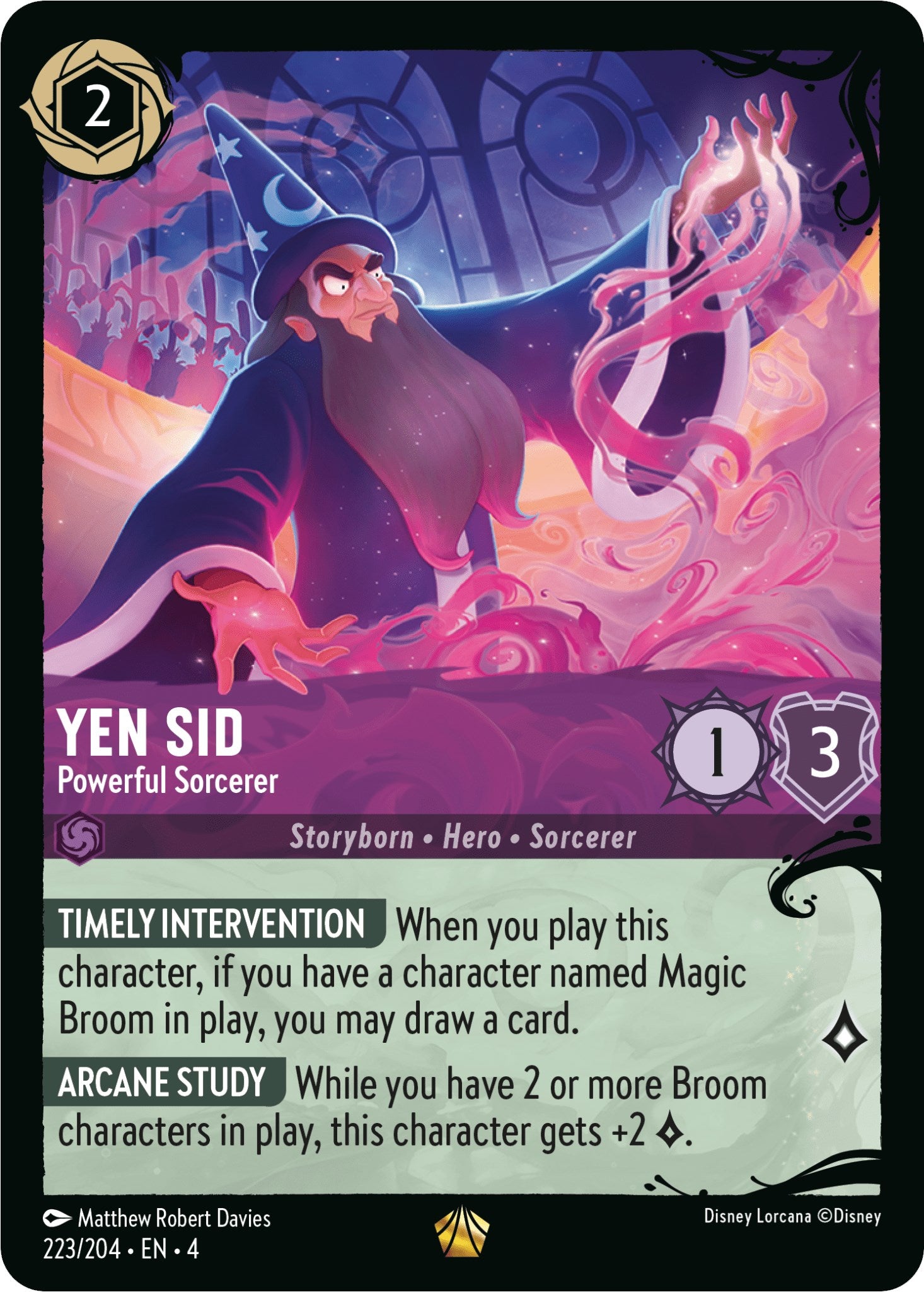 Yen Sid - Powerful Sorcerer (223/204) (223/204) [Illumineer's Quest: Deep Trouble] | Odin's Place