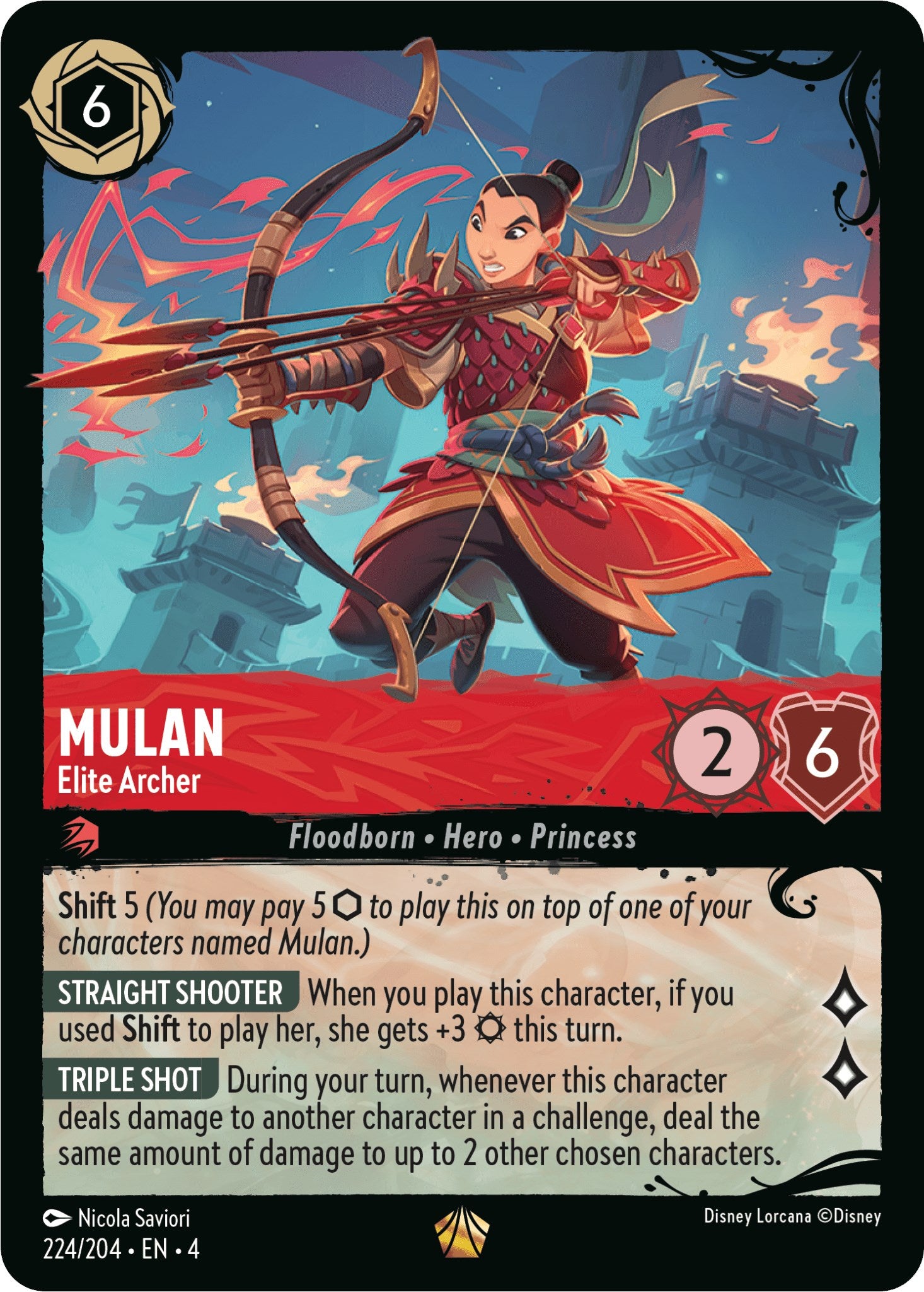 Mulan - Elite Archer (224/204) (244/204) [Illumineer's Quest: Deep Trouble] | Odin's Place