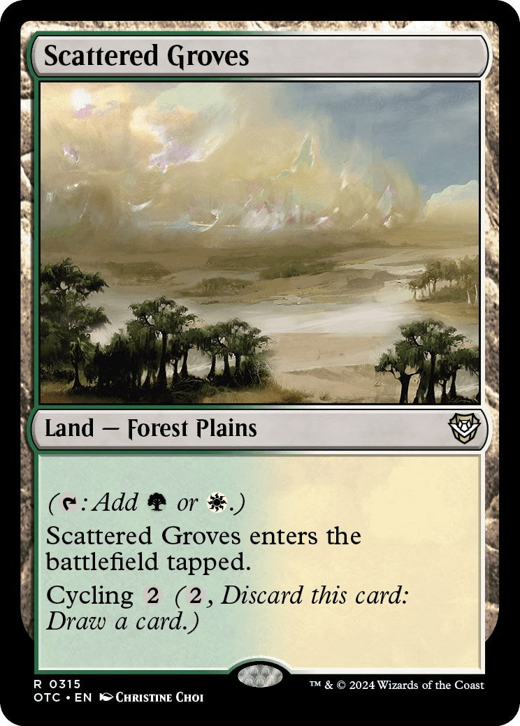 Scattered Groves [Outlaws of Thunder Junction Commander] | Odin's Place
