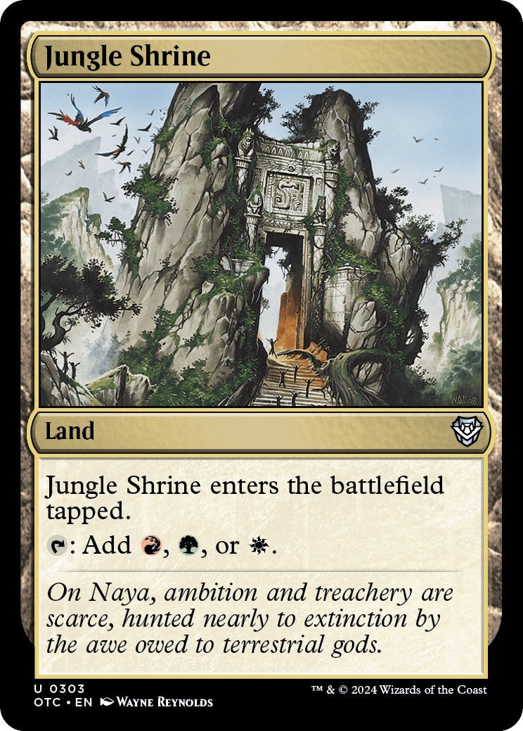 Jungle Shrine [Outlaws of Thunder Junction Commander] | Odin's Place