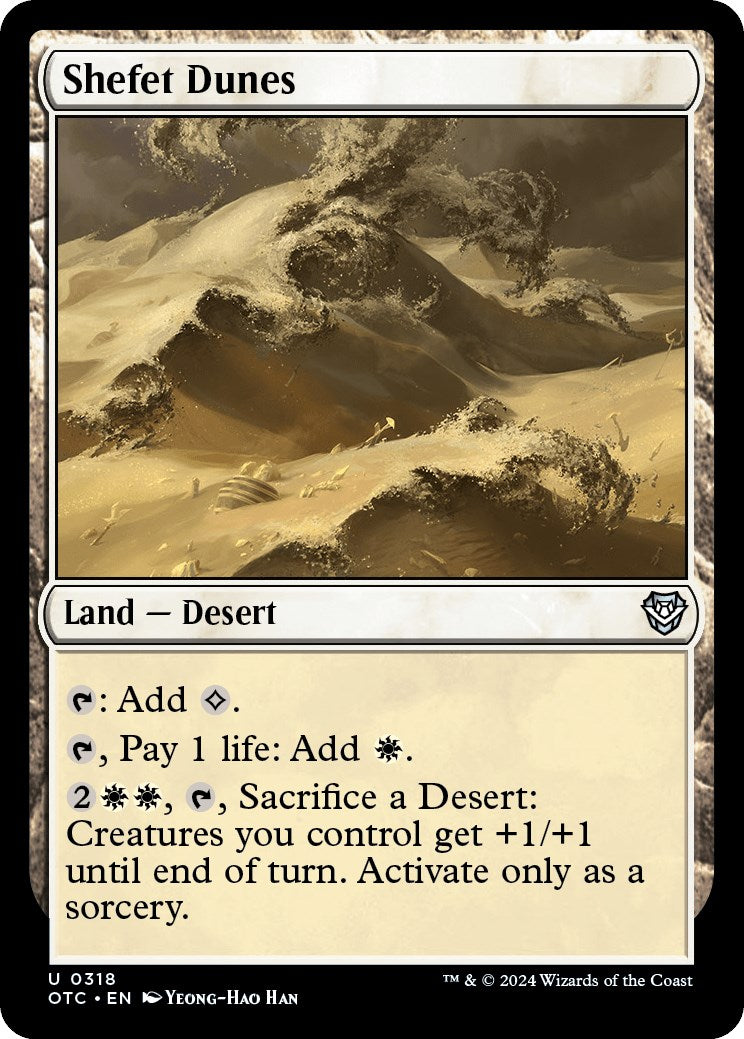 Shefet Dunes [Outlaws of Thunder Junction Commander] | Odin's Place