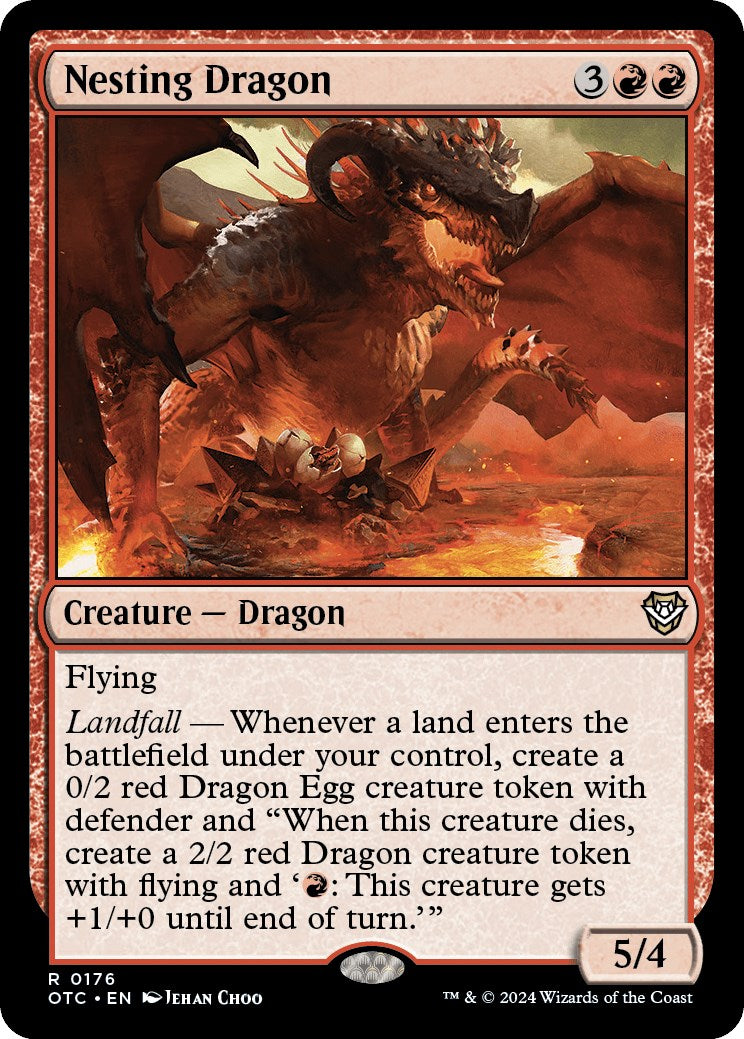 Nesting Dragon [Outlaws of Thunder Junction Commander] | Odin's Place