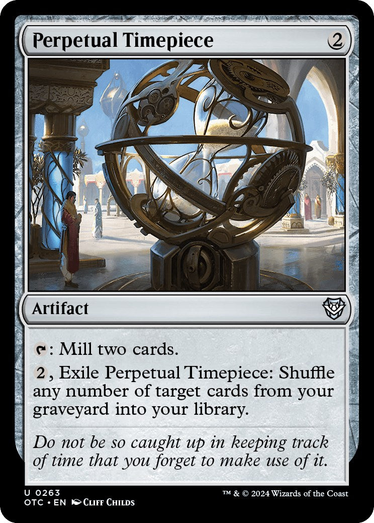Perpetual Timepiece [Outlaws of Thunder Junction Commander] | Odin's Place