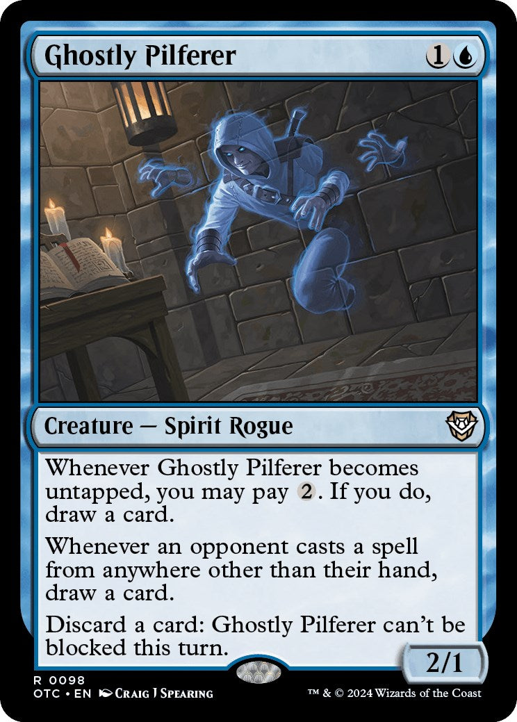 Ghostly Pilferer [Outlaws of Thunder Junction Commander] | Odin's Place