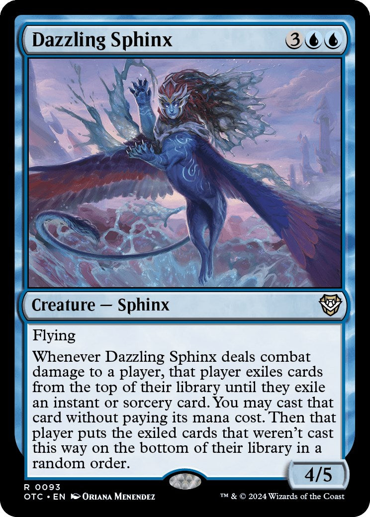 Dazzling Sphinx [Outlaws of Thunder Junction Commander] | Odin's Place