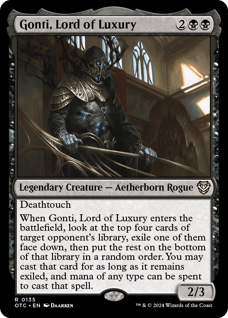 Gonti, Lord of Luxury [Outlaws of Thunder Junction Commander] | Odin's Place