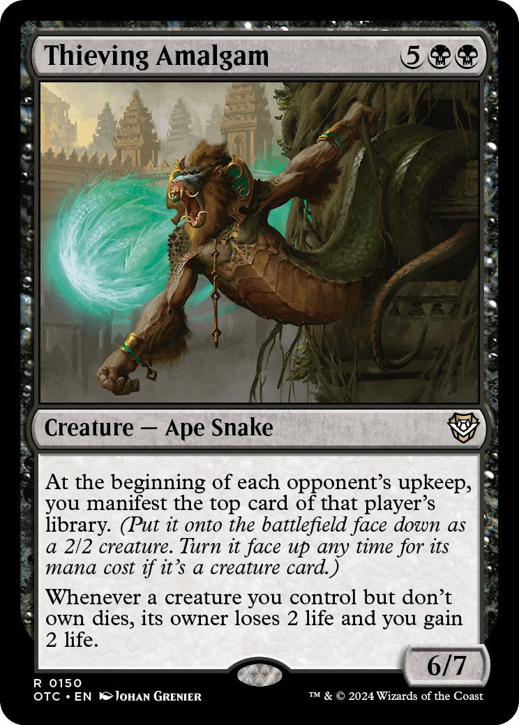 Thieving Amalgam [Outlaws of Thunder Junction Commander] | Odin's Place
