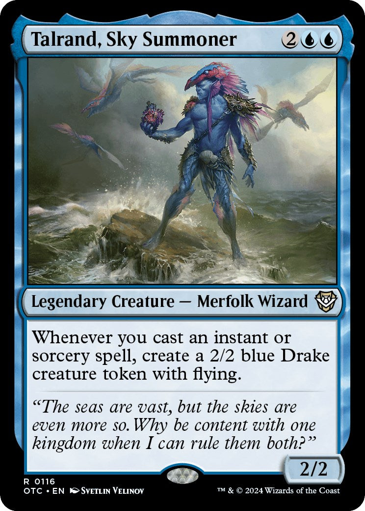 Talrand, Sky Summoner [Outlaws of Thunder Junction Commander] | Odin's Place