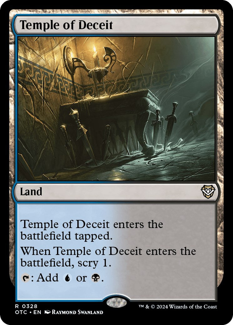 Temple of Deceit [Outlaws of Thunder Junction Commander] | Odin's Place