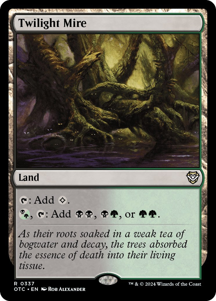 Twilight Mire [Outlaws of Thunder Junction Commander] | Odin's Place