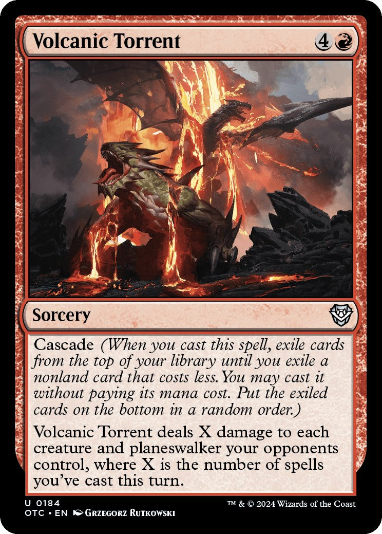 Volcanic Torrent [Outlaws of Thunder Junction Commander] | Odin's Place