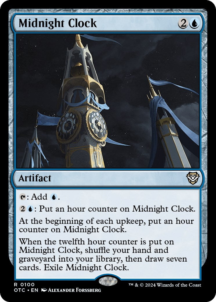Midnight Clock [Outlaws of Thunder Junction Commander] | Odin's Place