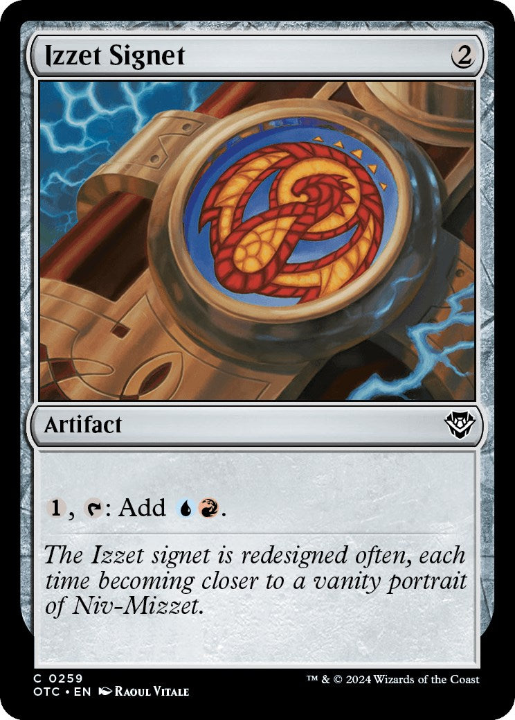 Izzet Signet [Outlaws of Thunder Junction Commander] | Odin's Place
