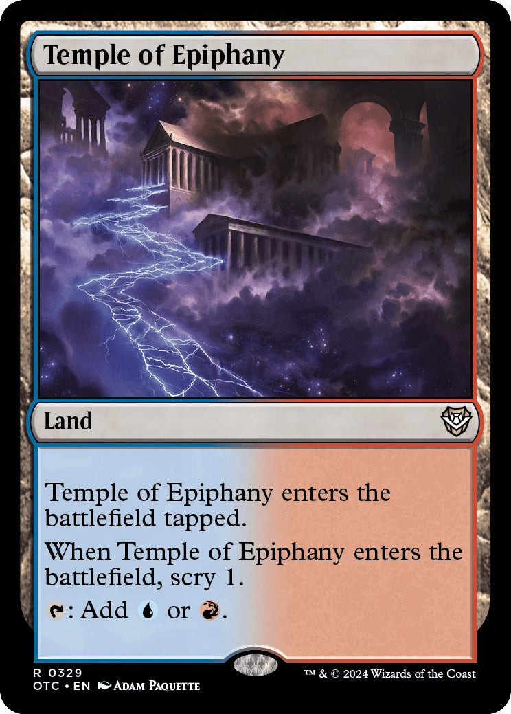 Temple of Epiphany [Outlaws of Thunder Junction Commander] | Odin's Place