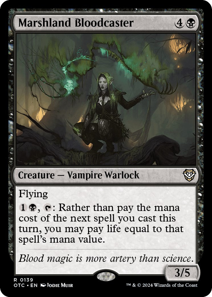 Marshland Bloodcaster [Outlaws of Thunder Junction Commander] | Odin's Place