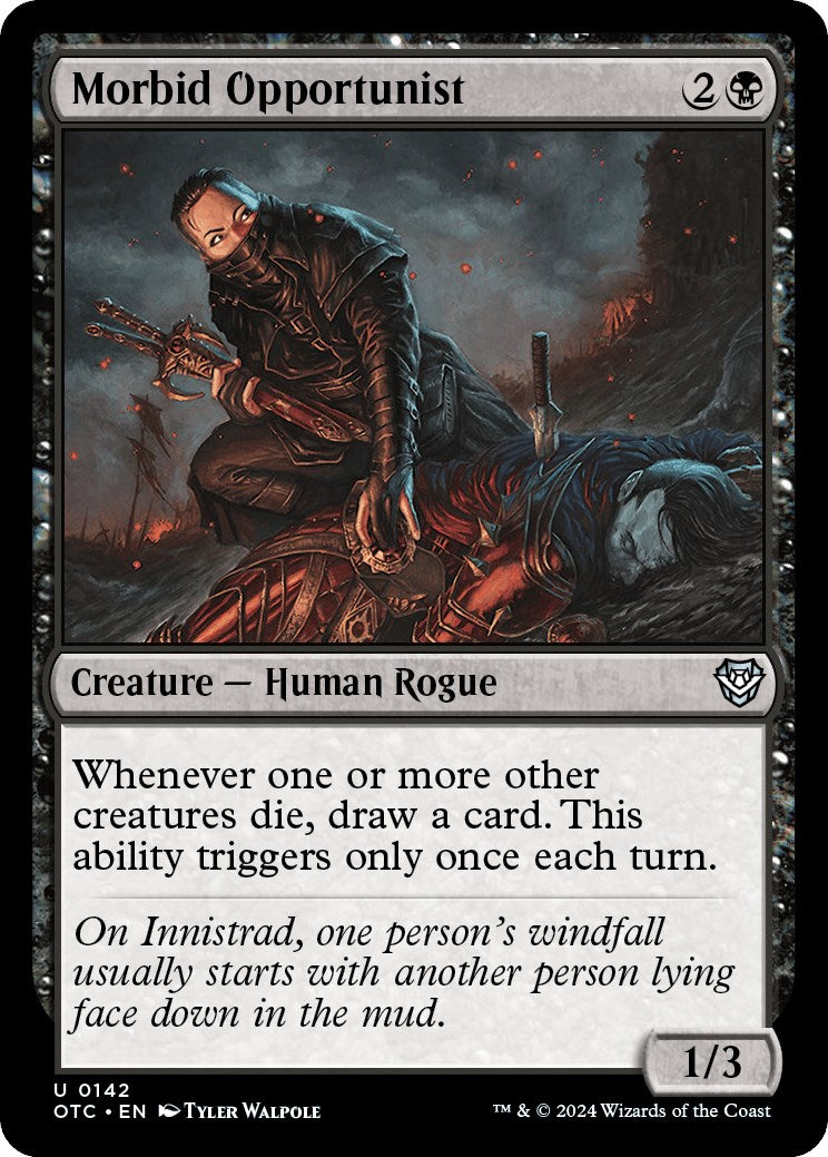 Morbid Opportunist [Outlaws of Thunder Junction Commander] | Odin's Place