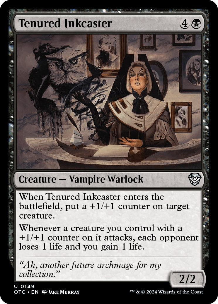Tenured Inkcaster [Outlaws of Thunder Junction Commander] | Odin's Place