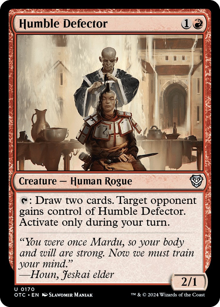 Humble Defector [Outlaws of Thunder Junction Commander] | Odin's Place