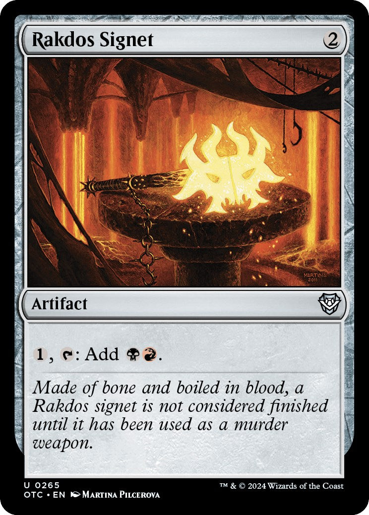 Rakdos Signet [Outlaws of Thunder Junction Commander] | Odin's Place