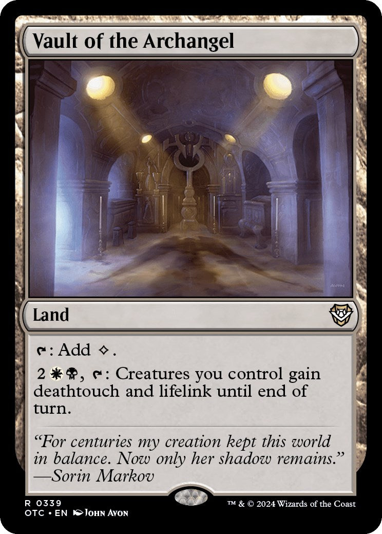 Vault of the Archangel [Outlaws of Thunder Junction Commander] | Odin's Place