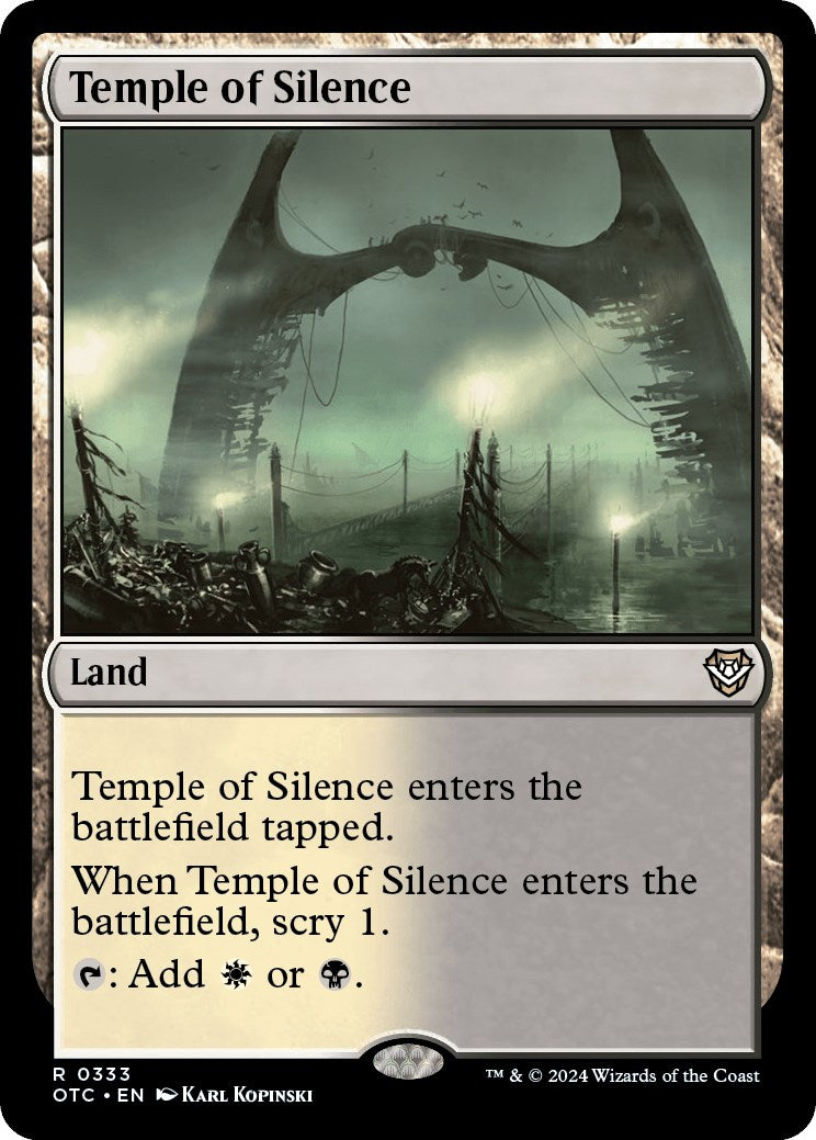 Temple of Silence [Outlaws of Thunder Junction Commander] | Odin's Place