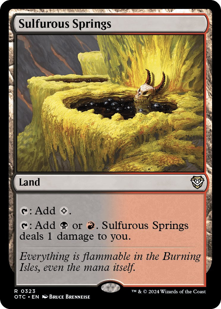 Sulfurous Springs [Outlaws of Thunder Junction Commander] | Odin's Place