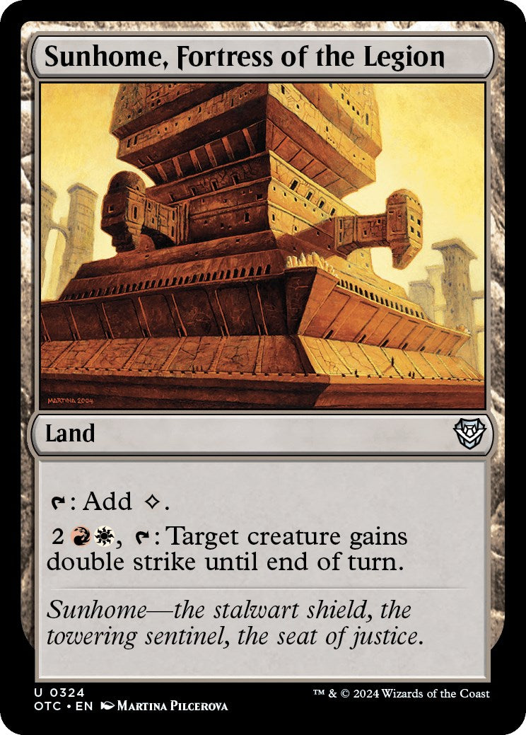 Sunhome, Fortress of the Legion [Outlaws of Thunder Junction Commander] | Odin's Place
