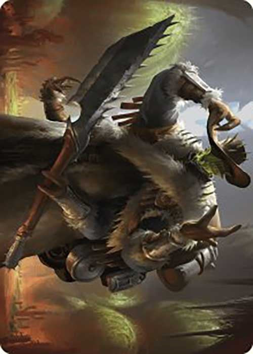 Hardbristle Bandit Art Card [Outlaws of Thunder Junction Art Series] | Odin's Place