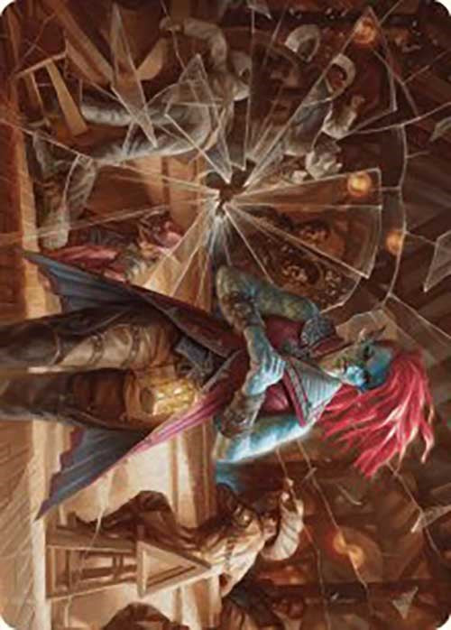 Obeka, Splitter of Seconds Art Card [Outlaws of Thunder Junction Art Series] | Odin's Place