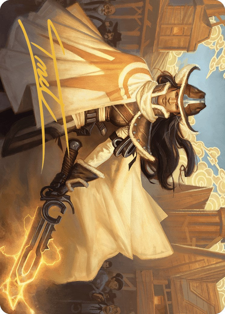 Omenport Vigilante Art Card (Gold-Stamped Signature) [Outlaws of Thunder Junction Art Series] | Odin's Place