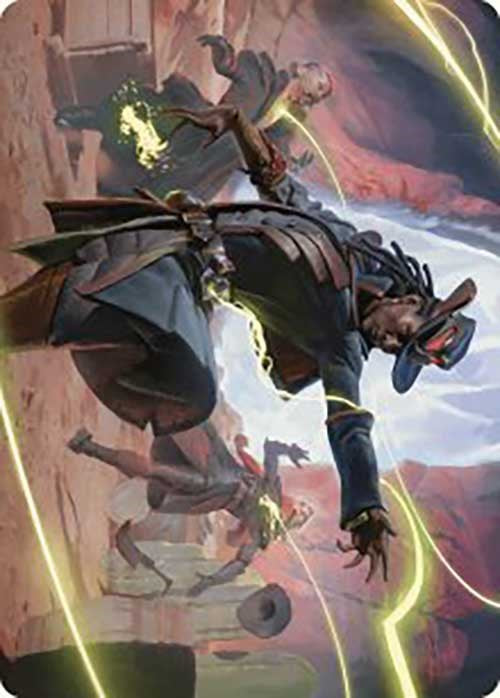Lilah, Undefeated Slickshot Art Card [Outlaws of Thunder Junction Art Series] | Odin's Place