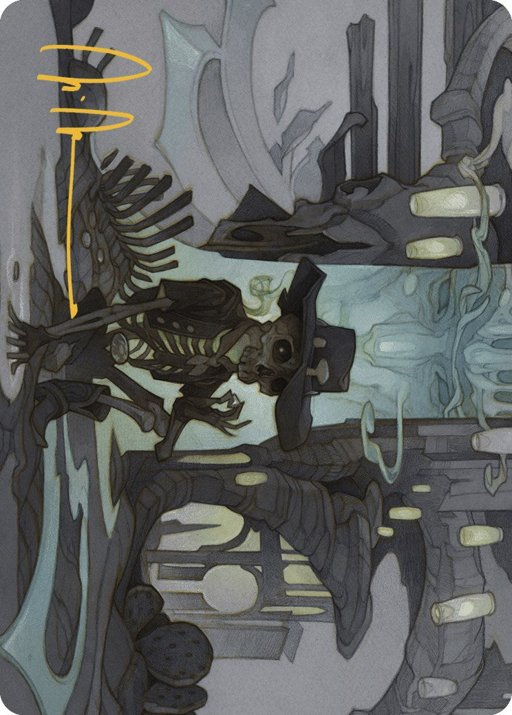 Tinybones Joins Up Art Card (Gold-Stamped Signature) [Outlaws of Thunder Junction Art Series] | Odin's Place