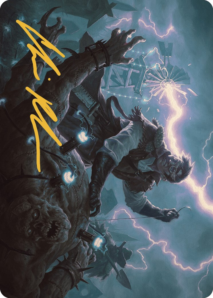 Geralf, the Fleshwright Art Card (Gold-Stamped Signature) [Outlaws of Thunder Junction Art Series] | Odin's Place