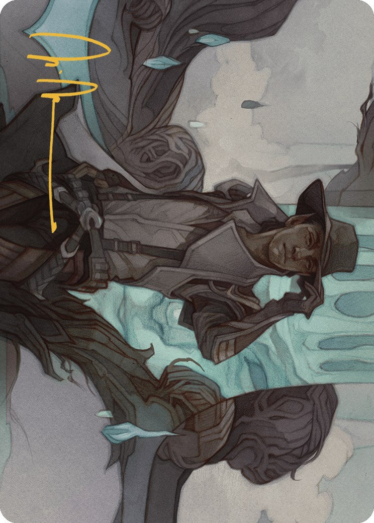 Kellan Joins Up Art Card (Gold-Stamped Signature) [Outlaws of Thunder Junction Art Series] | Odin's Place