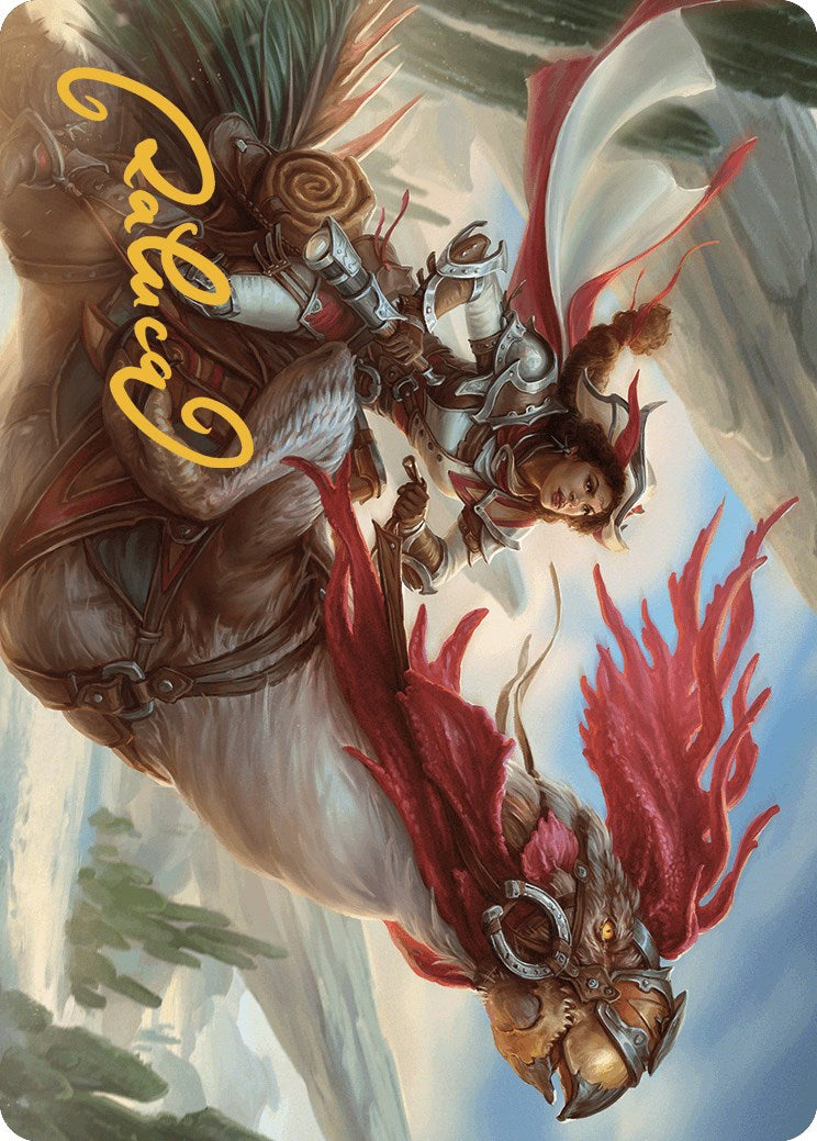 Frontier Seeker Art Card (Gold-Stamped Signature) [Outlaws of Thunder Junction Art Series] | Odin's Place