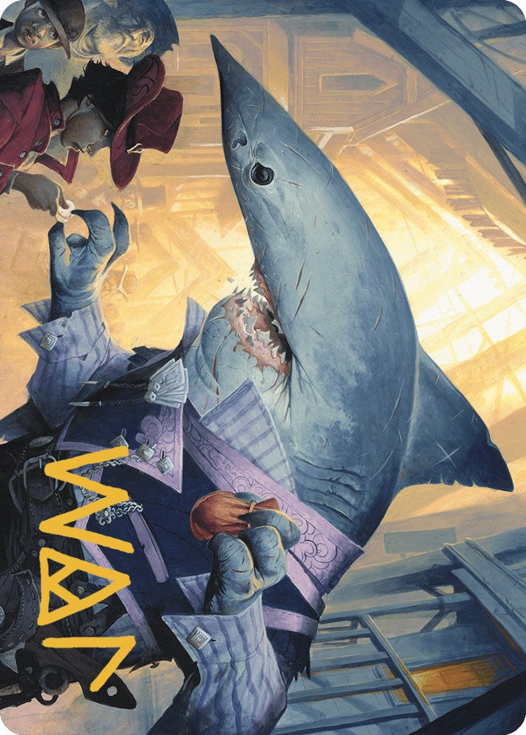 Loan Shark Art Card (Gold-Stamped Signature) [Outlaws of Thunder Junction Art Series] | Odin's Place