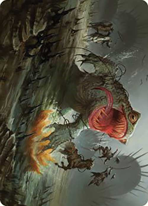 The Gitrog, Ravenous Ride Art Card [Outlaws of Thunder Junction Art Series] | Odin's Place