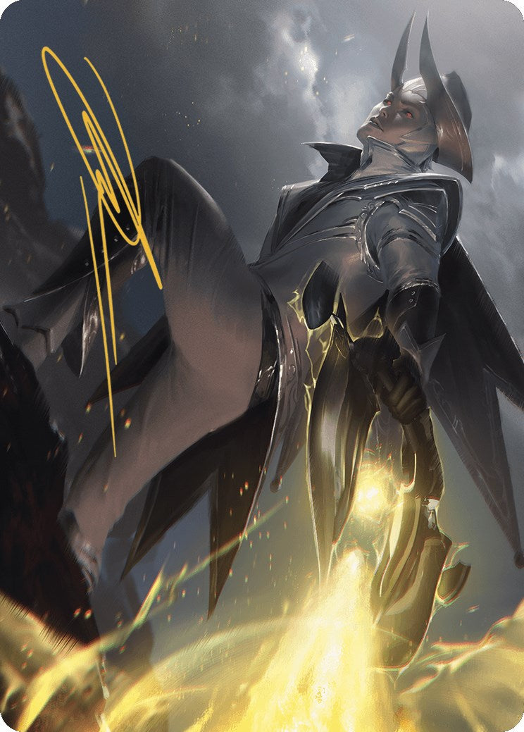 Ruthless Lawbringer Art Card (Gold-Stamped Signature) [Outlaws of Thunder Junction Art Series] | Odin's Place