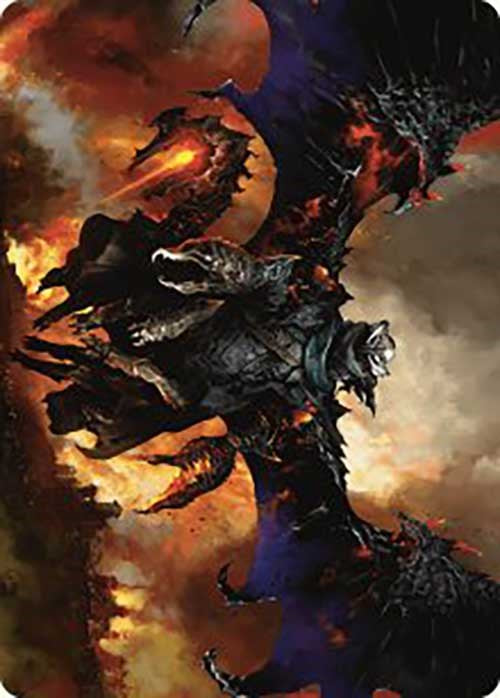 Akul the Unrepentant Art Card [Outlaws of Thunder Junction Art Series] | Odin's Place