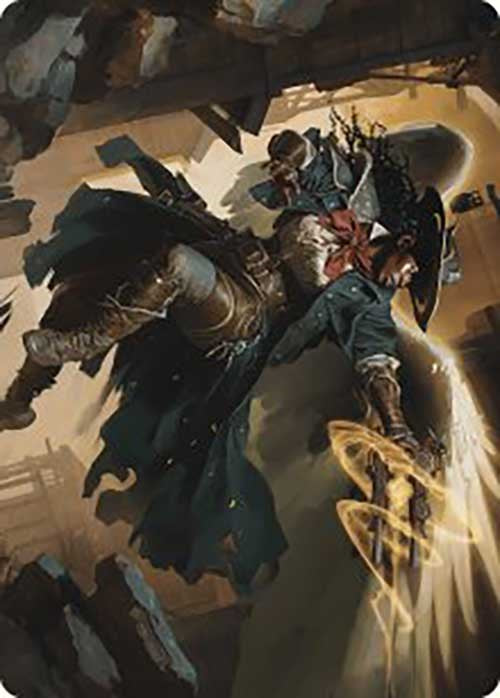 Archangel of Tithes Art Card [Outlaws of Thunder Junction Art Series] | Odin's Place