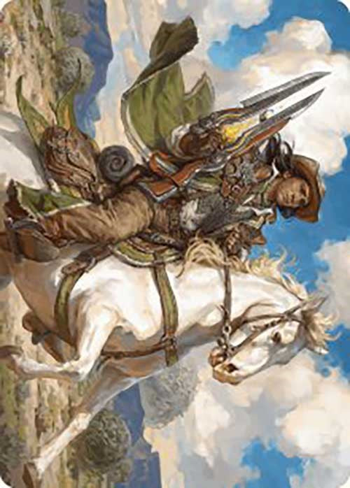 Wylie Duke, Atiin Hero Art Card [Outlaws of Thunder Junction Art Series] | Odin's Place