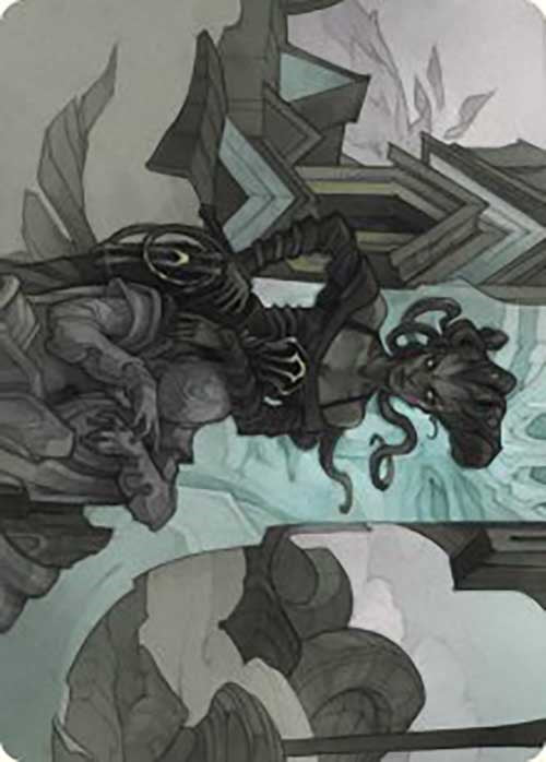 Vraska Joins Up Art Card [Outlaws of Thunder Junction Art Series] | Odin's Place