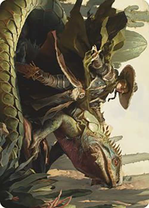 Outcaster Trailblazer Art Card [Outlaws of Thunder Junction Art Series] | Odin's Place