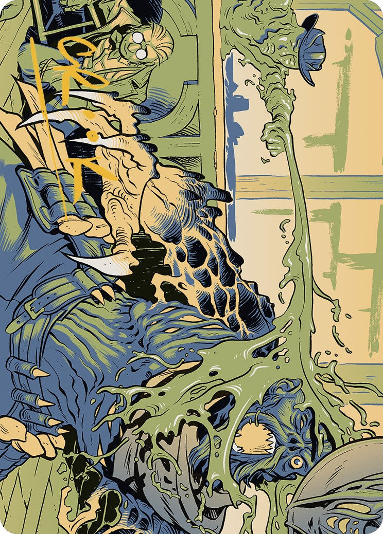 Voidslime Art Card (Gold-Stamped Signature) [Outlaws of Thunder Junction Art Series] | Odin's Place